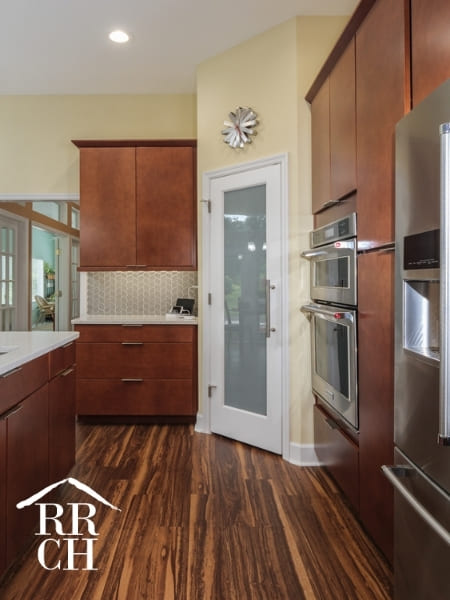 Kitchen Remodel with Walk-In Pantry and Modern Drawer Pulls | Robinson Renovations and Custom Homes