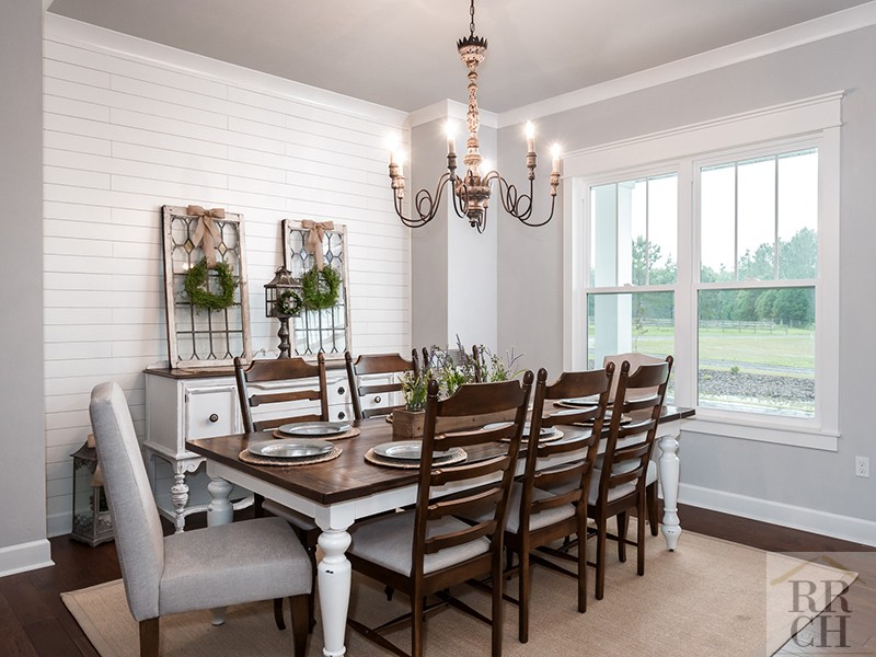 Formal Dining Room in Gainesville Home Custom Home