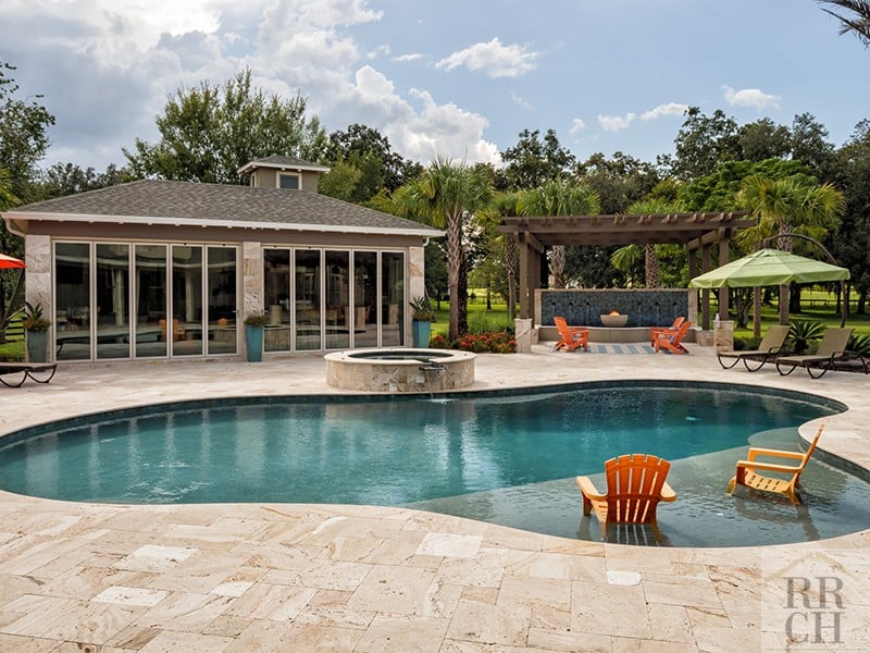 Luxury Pool and Poolhouse Florida